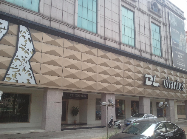 铝单板菱形门头