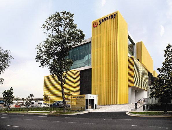 金色氟碳铝单板案例