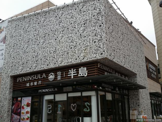 氟碳镂空铝板效果