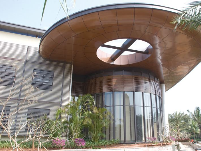 仿木纹氟碳铝单板